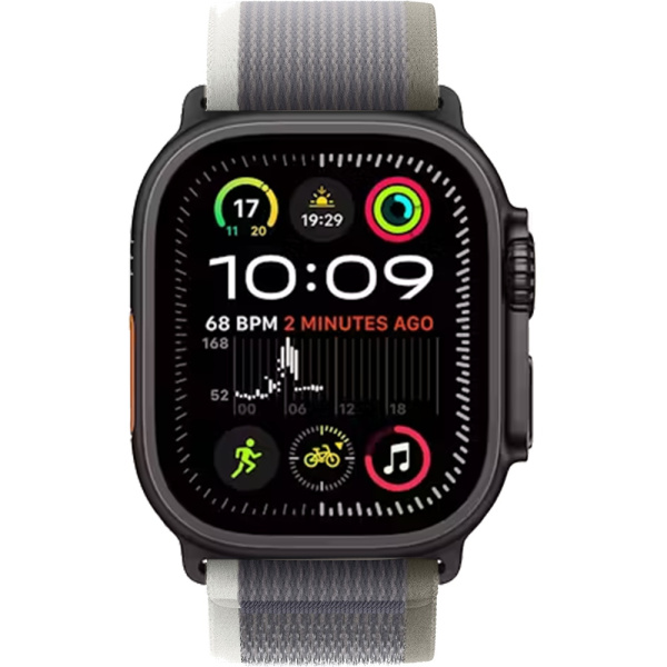 Смарт-часы Apple Watch Ultra 2 Satin Black Trail Loop зелено-серый 2