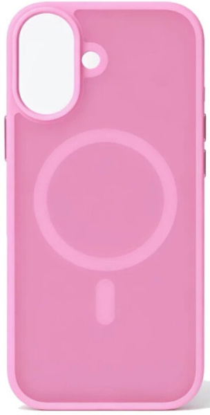Чехол AceCase Crystal Shield для iPhone 17 розовый