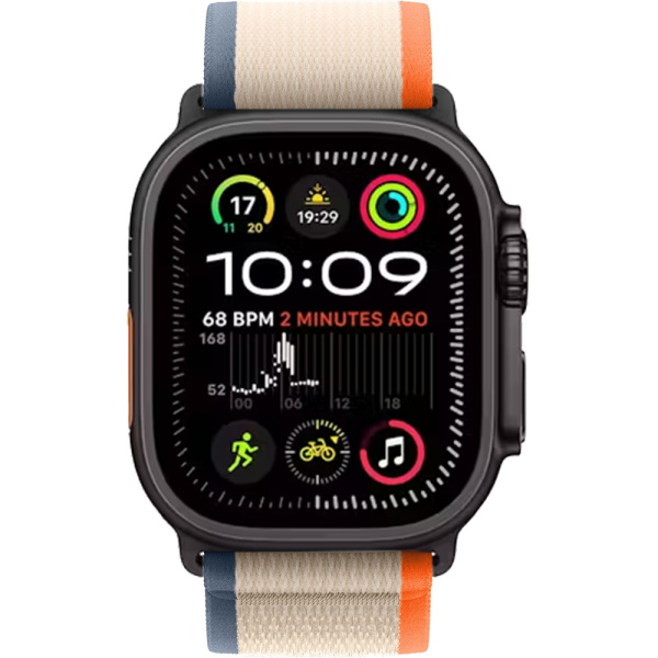 Смарт-часы Apple Watch Ultra 2 Satin Black Trail Loop оранжево-бежевый 2