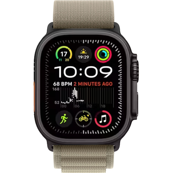 Смарт-часы Apple Watch Ultra 2 Satin Black Alpine Loop оливковый 2