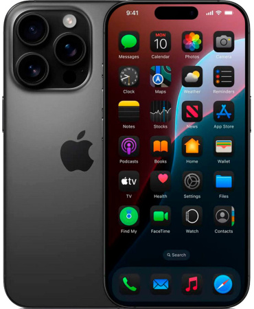 Apple iPhone 16 pro черный титан 1